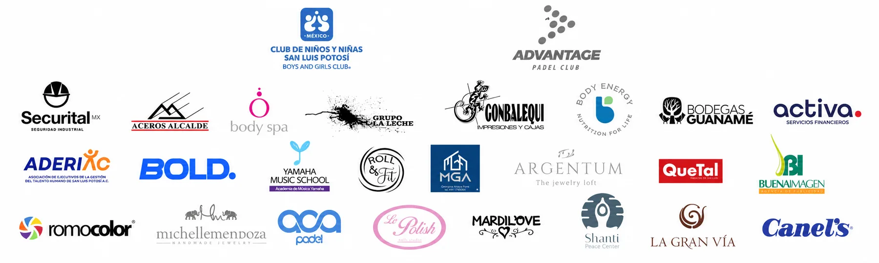 Patrocinadores del torneo