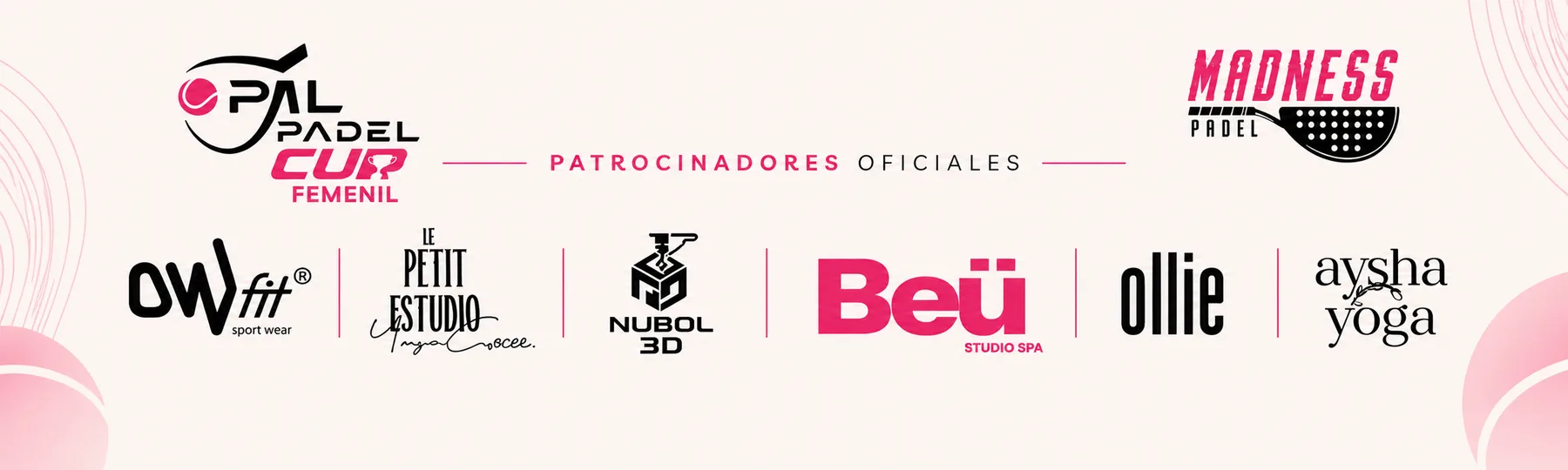Patrocinadores del torneo